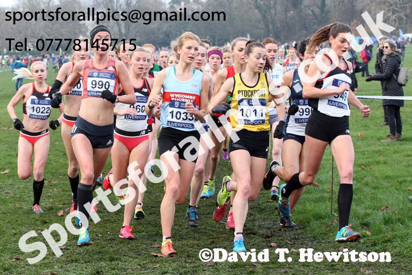 Senior womens British Athletics Liverpool Cross Challenge, Sefton Park, Liverpool. Photo:  David T. Hewitson/Sports for All Pics